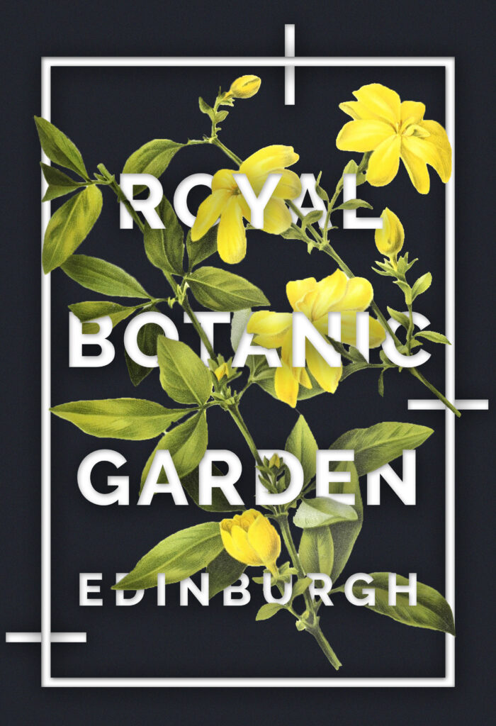royal botanic gardens Edinburgh poster