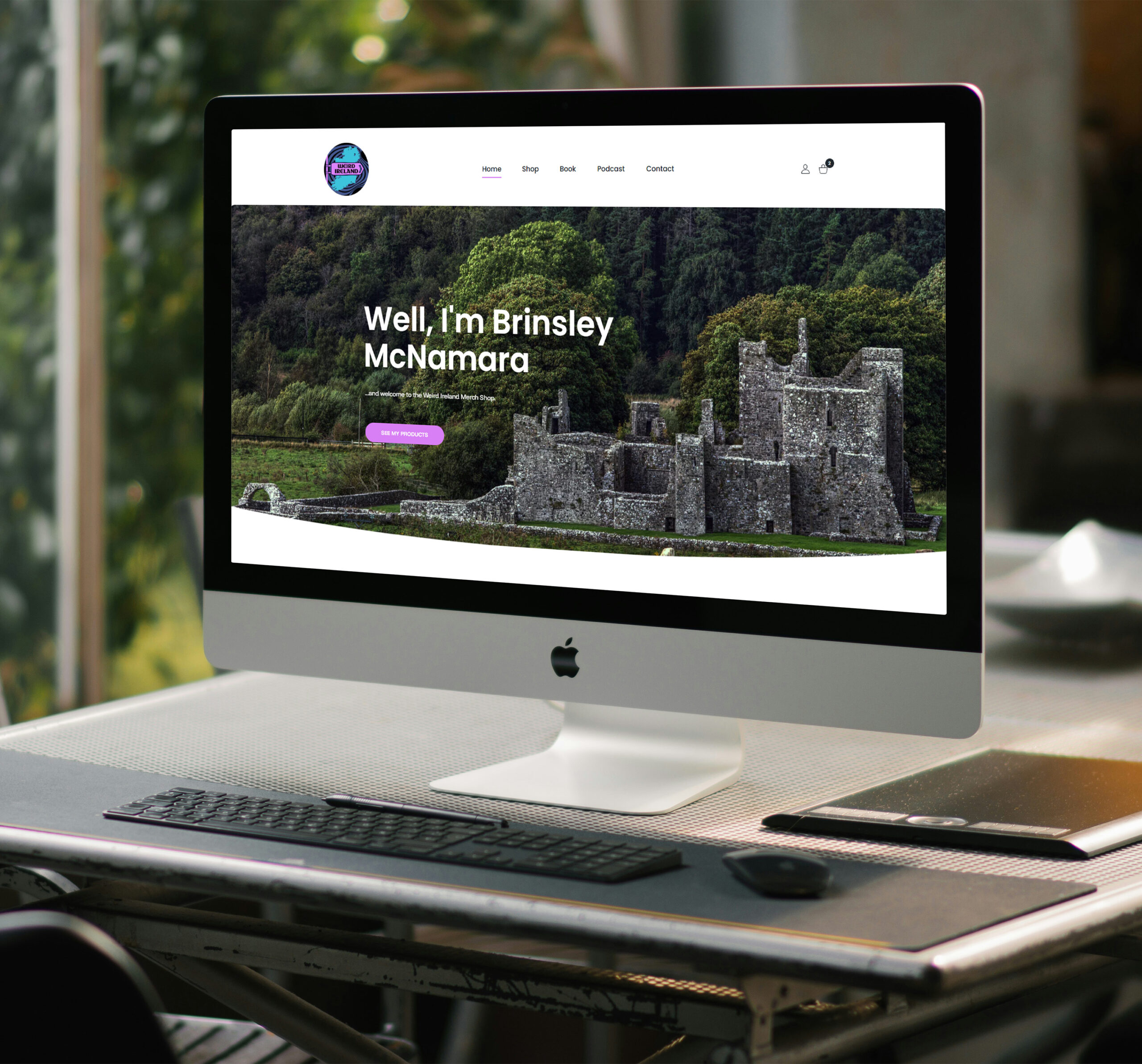 weird Ireland desktop view